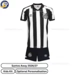 Santos Away Kids Kit 26_27-front view