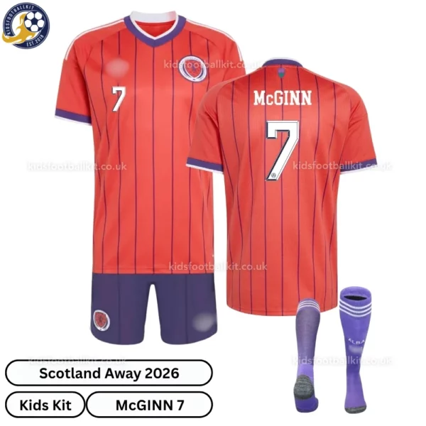 Scotland Away Kids Kit 2026-over view-McGINN 7