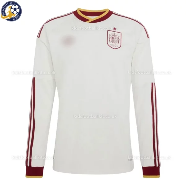 Spain Away Men Shirt 2026-front view-long sleeve