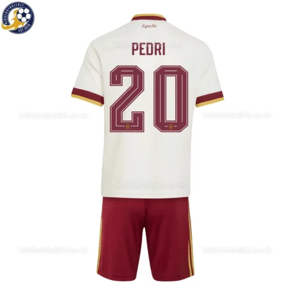 Spain away kids Kit 2026-back view-PEDRI 20