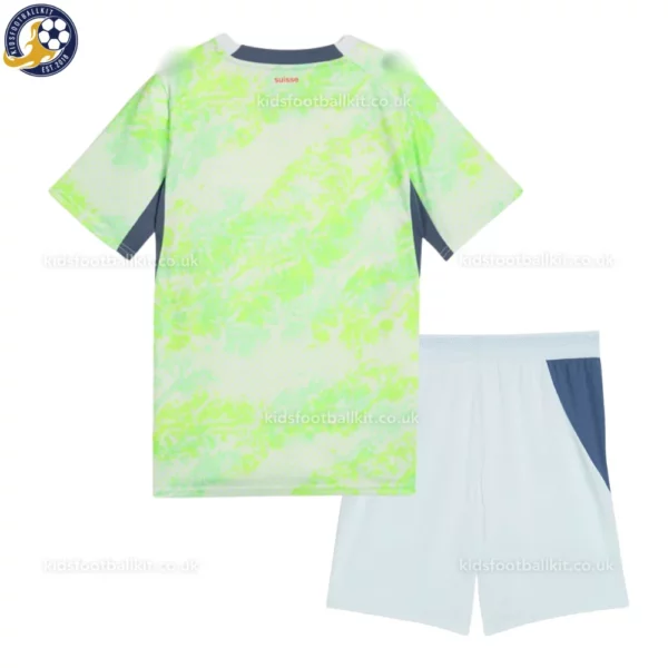 Switzerland away kids kit 2026-back view