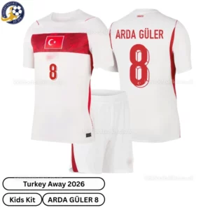 Turkey Away Kids Kit 2026-over view-Arda Güler 8