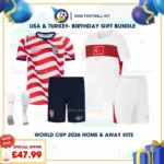 USA and Turkey home and away kids kits 2026