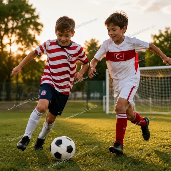 USA and Turkey home and away kids kits 2026-image