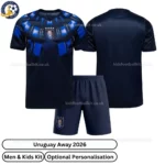 Uruguay Away Men and Kids Kid 2026-over view