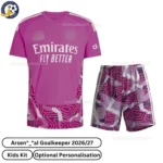 ar-snl goalkeeper kids kit 26_27-front view-purple