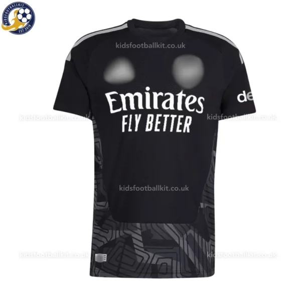 ar-snl goalkeeper kids shirt 26_27-front view-black