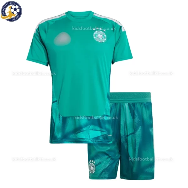 germany goalkeeper kids kit 2026-front view-green