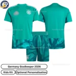 germany goalkeeper kids kit 2026-over view-green