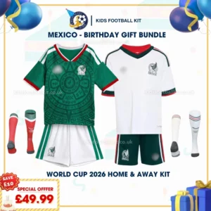 mexico home and away kids kits 2026