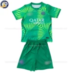 p-g goalkeeper kids kit 26_27-front view-green