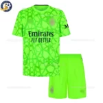 AC Milan Goalkeeper Kids Kit 26_27-front view-green