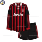 AC Milan Home Kids Kit 09_10-front view-RONALDINHO 80