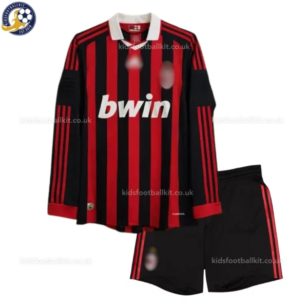 AC Milan Home Kids Kit 09_10-front view-RONALDINHO 80