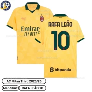 AC Milan Third Men Football Shirt 2025/26 - RAFA LEÃO 10