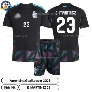 Argentina-Goalkeeper-Kids-Kit-2026-over-view-E.-MARTINEZ-23