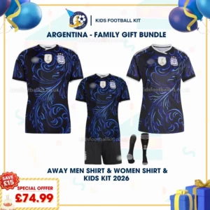 Argentina away men shirt women shirt kids kits 2026