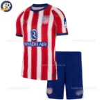 Atletico Madrid Home kids kit 2026_27-front view