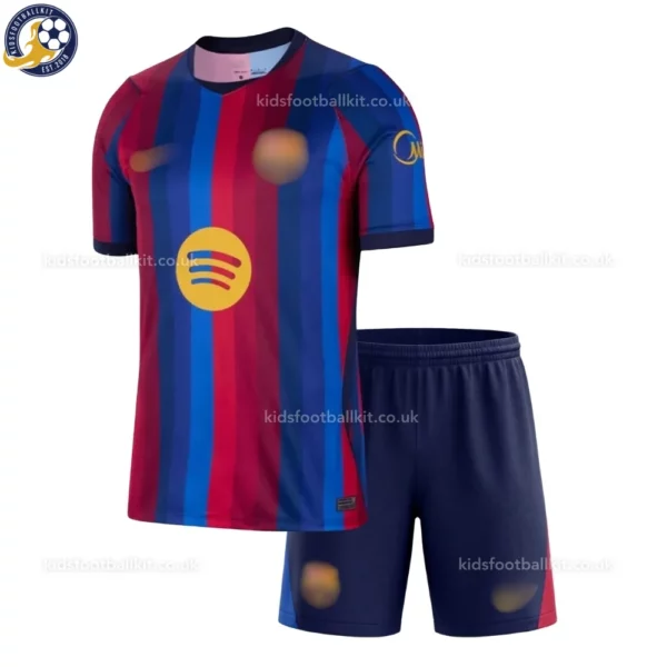 Barcelona Home kids kit 26_27-front view