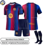 Barcelona Home kids kit 26_27-over view with socks