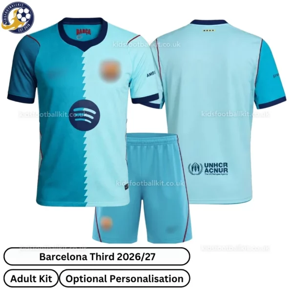 Barcelona Third Adult Kit 26_27-over view