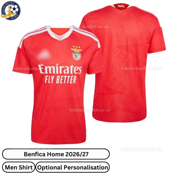 Benfica Home Men Shirt 26_27-over view