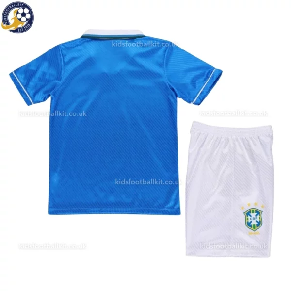 Brazil Away Kids Kit 1994-back view