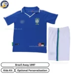 Brazil Away Kids Kit 1997-front view