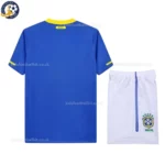 Brazil Away Kids Kit 2010-back view