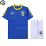 Brazil Away Kids Kit 2010-front view