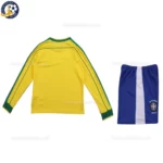 Brazil home kids kit 1998-back view-long sleeve