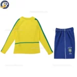 Brazil home kids kit 2002-back view-long sleeve