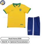 Brazil home kids kit 2006 -front view
