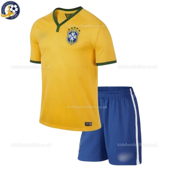 Brazil home kids kit 2014-front view
