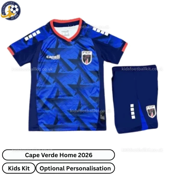 Cape Verde Home Kids Kit 2026-front view