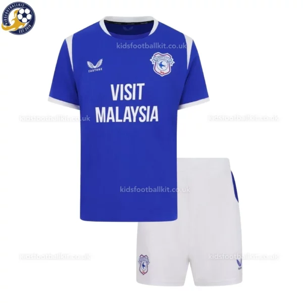 Cardiff City home kids kit 26_27-front view