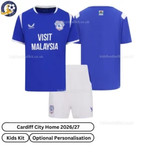 Cardiff City home kids kit 26_27-over view