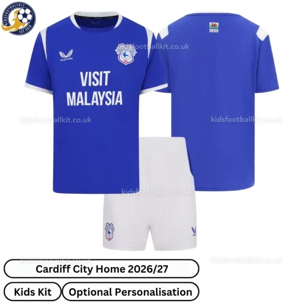 Cardiff City home kids kit 26_27-over view