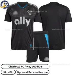Charlotte FC Away Kids Kit 25_26-over view