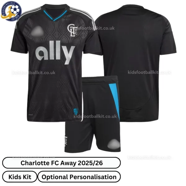 Charlotte FC Away Kids Kit 25_26-over view