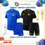 Chelsea home and away kids kit 26_27
