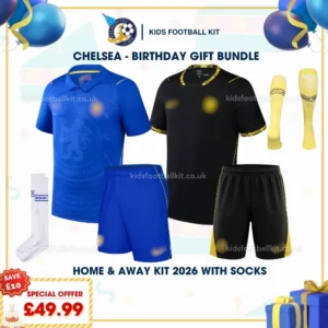 Chelsea home and away kids kit 26_27