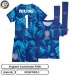 England-Goalkeeper-kids-kit-2026-over-view-with-socks-PICKFORD-1
