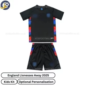 England Lionesses Away Kids Football Kit 2025 (No socks)