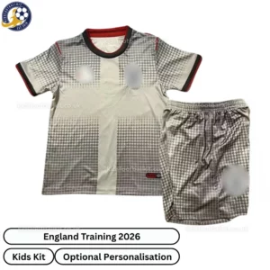 England Training Kids Kit 2026-front view-gray