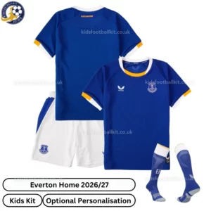 Everton home kids kit 26_27-over view with socks