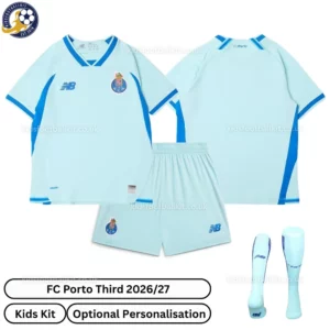 FC Porto Third Kids Kit 26_27-over view with socks