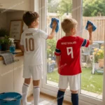 France away and Norway home Kids Kit 2026_MBAPPE 10 and BRAUT HAALAND 9-image