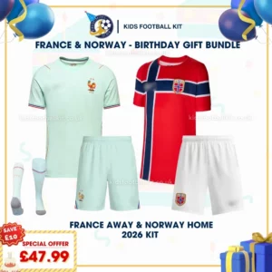 France away and norway home kids kits 2026
