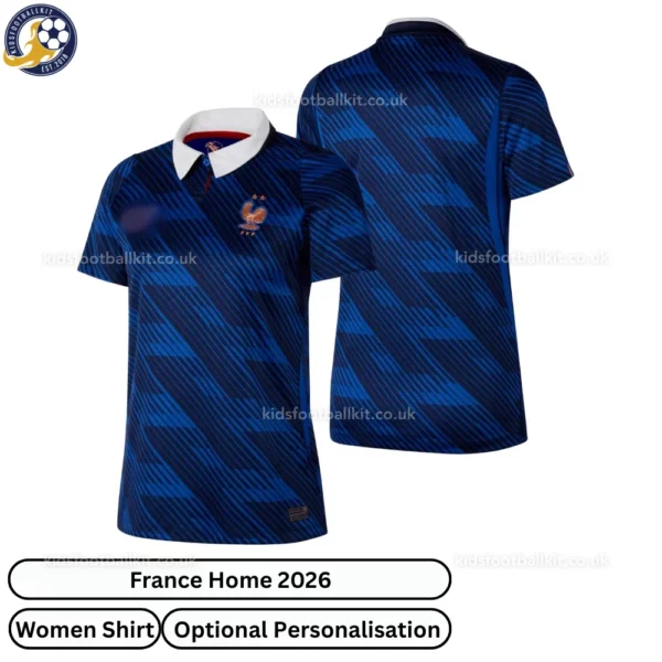 France home women shirt 2026-over view